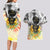 I Am Black Queen Couples Matching Long Sleeve Bodycon Dress and Hawaiian Shirt Flowers Retro Style - Wonder Print Shop