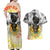 I Am Black Queen Couples Matching Off Shoulder Maxi Dress and Hawaiian Shirt Flowers Retro Style - Wonder Print Shop