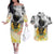 I Am Black Queen Couples Matching Off The Shoulder Long Sleeve Dress and Hawaiian Shirt Flowers Retro Style - Wonder Print Shop