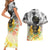 I Am Black Queen Couples Matching Short Sleeve Bodycon Dress and Hawaiian Shirt Flowers Retro Style - Wonder Print Shop