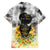 I Am Black Queen Family Matching Long Sleeve Bodycon Dress and Hawaiian Shirt Flowers Retro Style - Wonder Print Shop