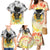 I Am Black Queen Family Matching Mermaid Dress and Hawaiian Shirt Flowers Retro Style - Wonder Print Shop