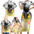 I Am Black Queen Family Matching Short Sleeve Bodycon Dress and Hawaiian Shirt Flowers Retro Style - Wonder Print Shop