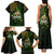 St Patrick's Day Skull Family Matching Tank Maxi Dress and Hawaiian Shirt American Flag Shamrock - Wonder Print Shop