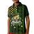 St Patrick's Day Skull Kid Polo Shirt American Flag Shamrock - Wonder Print Shop