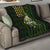 St Patrick's Day Skull Quilt American Flag Shamrock