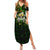 St Patrick's Day Skull Summer Maxi Dress American Flag Shamrock - Wonder Print Shop