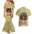 Personalized Black Girl African Couples Matching Mermaid Dress and Hawaiian Shirt Never Underestimate A Book Lover