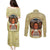 Personalized Black Girl African Couples Matching Puletasi and Long Sleeve Button Shirt Never Underestimate A Book Lover