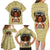 Personalized Black Girl African Family Matching Long Sleeve Bodycon Dress and Hawaiian Shirt Never Underestimate A Book Lover