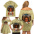 Personalized Black Girl African Family Matching Off Shoulder Short Dress and Hawaiian Shirt Never Underestimate A Book Lover