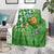 Personalized Happy St Patrick's Day Blanket Irish Leprechaun