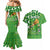 Personalized Happy St Patrick's Day Couples Matching Mermaid Dress and Hawaiian Shirt Irish Leprechaun - Wonder Print Shop