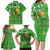 Personalized Happy St Patrick's Day Family Matching Long Sleeve Bodycon Dress and Hawaiian Shirt Irish Leprechaun - Wonder Print Shop