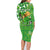 Personalized Happy St Patrick's Day Family Matching Long Sleeve Bodycon Dress and Hawaiian Shirt Irish Leprechaun - Wonder Print Shop