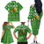 Personalized Happy St Patrick's Day Family Matching Off The Shoulder Long Sleeve Dress and Hawaiian Shirt Irish Leprechaun - Wonder Print Shop