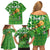 Personalized Happy St Patrick's Day Family Matching Off Shoulder Short Dress and Hawaiian Shirt Irish Leprechaun - Wonder Print Shop