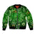 Ireland St Patrick's Day Bomber Jacket Symbols Neon - Wonder Print Shop