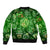 Ireland St Patrick's Day Bomber Jacket Symbols Neon - Wonder Print Shop