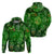 Ireland St Patrick's Day Hoodie Symbols Neon - Wonder Print Shop