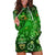 Ireland St Patrick's Day Hoodie Dress Symbols Neon - Wonder Print Shop