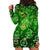 Ireland St Patrick's Day Hoodie Dress Symbols Neon - Wonder Print Shop