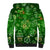 Ireland St Patrick's Day Sherpa Hoodie Symbols Neon - Wonder Print Shop