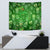 Ireland St Patrick's Day Tapestry Symbols Neon