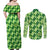 Irish St Patrick's Day Couples Matching Off Shoulder Maxi Dress and Long Sleeve Button Shirt Simple Style - Wonder Print Shop