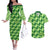 Irish St Patrick's Day Couples Matching Off The Shoulder Long Sleeve Dress and Hawaiian Shirt Simple Style - Wonder Print Shop