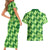 Irish St Patrick's Day Couples Matching Short Sleeve Bodycon Dress and Hawaiian Shirt Simple Style - Wonder Print Shop