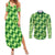 Irish St Patrick's Day Couples Matching Summer Maxi Dress and Long Sleeve Button Shirt Simple Style - Wonder Print Shop