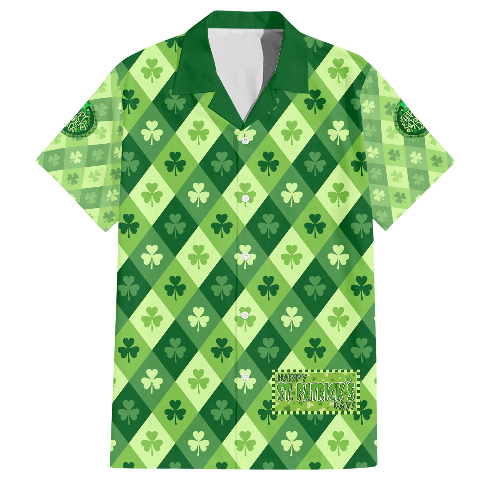 Irish St Patrick's Day Hawaiian Shirt Simple Style - Wonder Print Shop