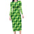 Irish St Patrick's Day Long Sleeve Bodycon Dress Simple Style - Wonder Print Shop