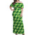 Irish St Patrick's Day Off Shoulder Maxi Dress Simple Style - Wonder Print Shop