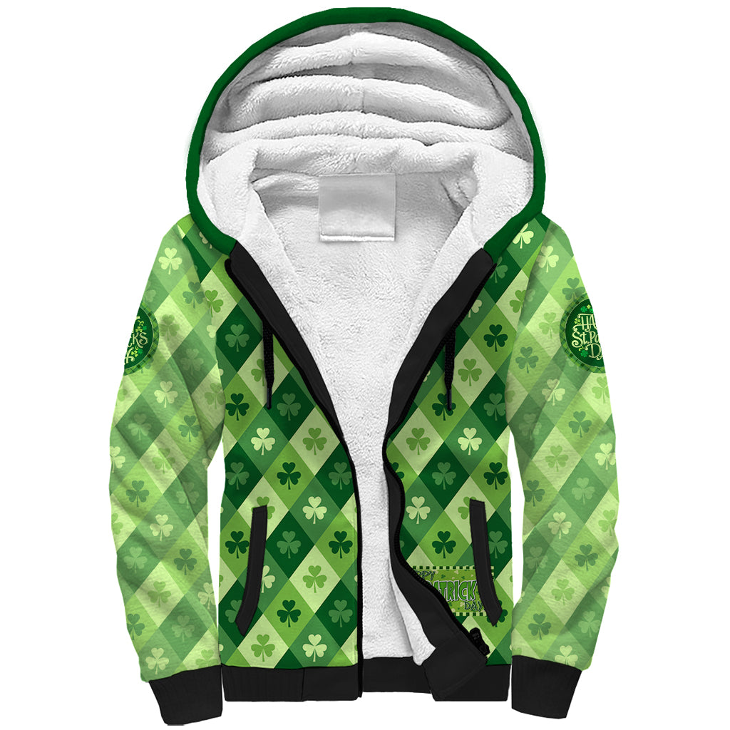 Irish St Patrick's Day Sherpa Hoodie Simple Style - Wonder Print Shop