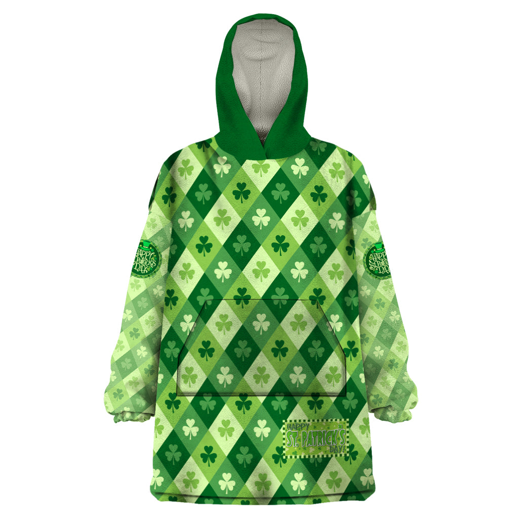 Irish St Patrick's Day Wearable Blanket Hoodie Simple Style - Wonder Print Shop