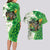 Happy St Patrick's Day Couples Matching Long Sleeve Bodycon Dress and Hawaiian Shirt Eat Drink and Be Irish - Wonder Print Shop