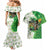 Happy St Patrick's Day Couples Matching Mermaid Dress and Hawaiian Shirt Eat Drink and Be Irish - Wonder Print Shop