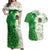 Happy St Patrick's Day Couples Matching Off Shoulder Maxi Dress and Hawaiian Shirt Eat Drink and Be Irish - Wonder Print Shop