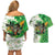 Happy St Patrick's Day Couples Matching Off Shoulder Short Dress and Hawaiian Shirt Eat Drink and Be Irish - Wonder Print Shop