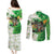 Happy St Patrick's Day Couples Matching Puletasi and Long Sleeve Button Shirt Eat Drink and Be Irish - Wonder Print Shop