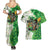 Happy St Patrick's Day Couples Matching Summer Maxi Dress and Hawaiian Shirt Eat Drink and Be Irish - Wonder Print Shop