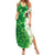 Happy St Patrick's Day Summer Maxi Dress Eat Drink and Be Irish - Wonder Print Shop