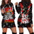 Rock And Roll Skull Forever Hoodie Dress - Wonder Print Shop