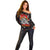 Rock And Roll Skull Forever Off Shoulder Sweater - Wonder Print Shop