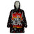 Rock And Roll Skull Forever Wearable Blanket Hoodie - Wonder Print Shop