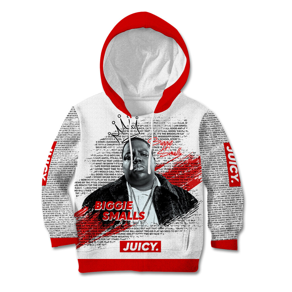 King of Rap: Biggie Smalls Legacy Kid Hoodie - Wonder Print Shop