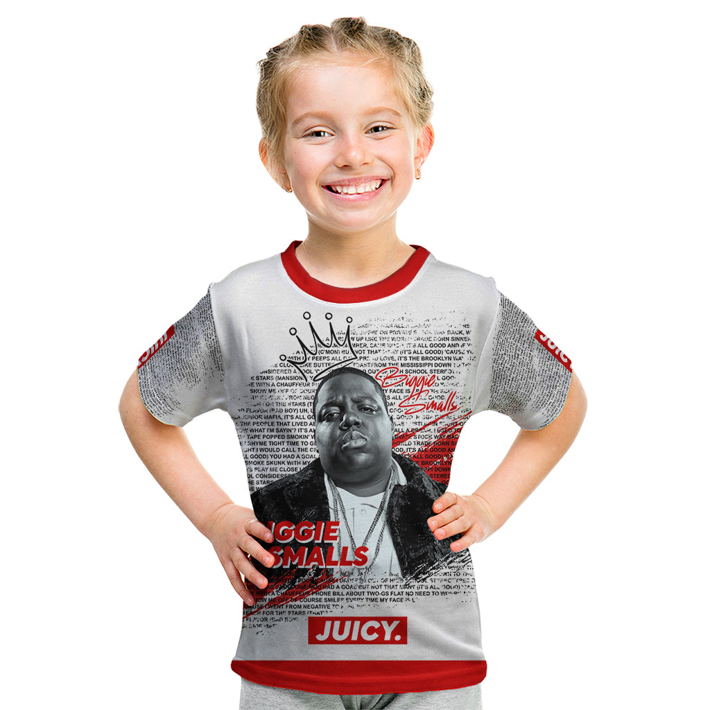 King of Rap: Biggie Smalls Legacy Kid T Shirt - Wonder Print Shop