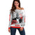 King of Rap: Biggie Smalls Legacy Off Shoulder Sweater - Wonder Print Shop